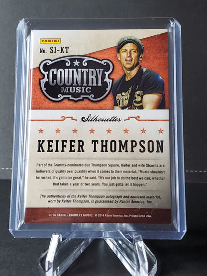 Keifer Thompson 2014 Panini Country Music - Jumbo Patch & AUTO - #47