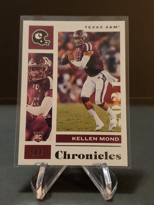 Kellen Mond 2021 Panini Chronicles Playbook Draft Picks RC #20