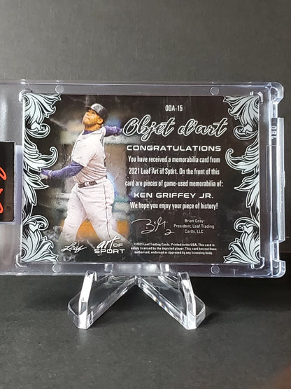 Ken Griffey Jr. - 2021 Leaf Art of Sport: Dual Threads #ODA-15:  /15