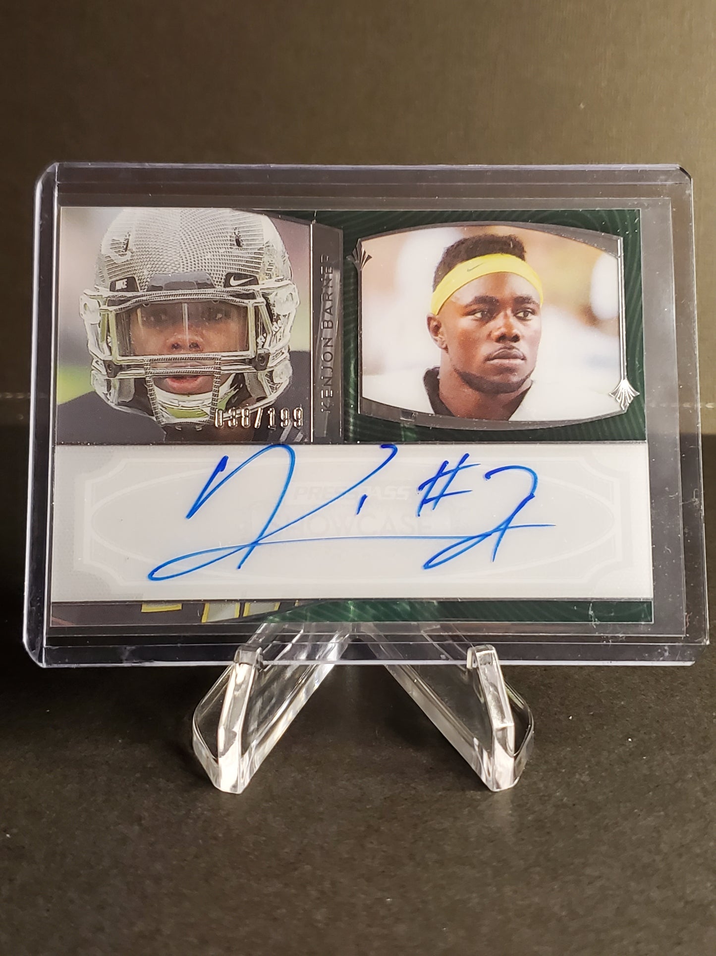 Kenjon Barner 2013 Press Pass Showcase /199 AUTO #SC-KB