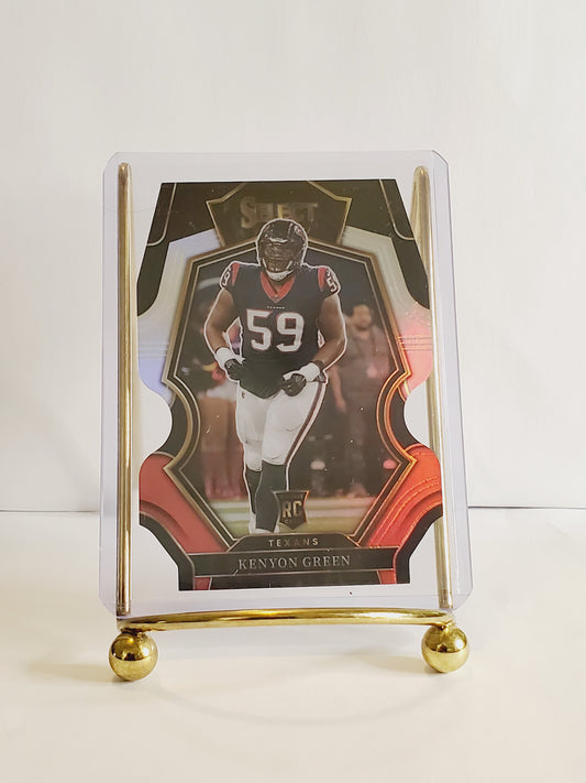 Kenyon Green - 2022 Panini Select RC Red & Black Die-Cut Premier Prizm #140