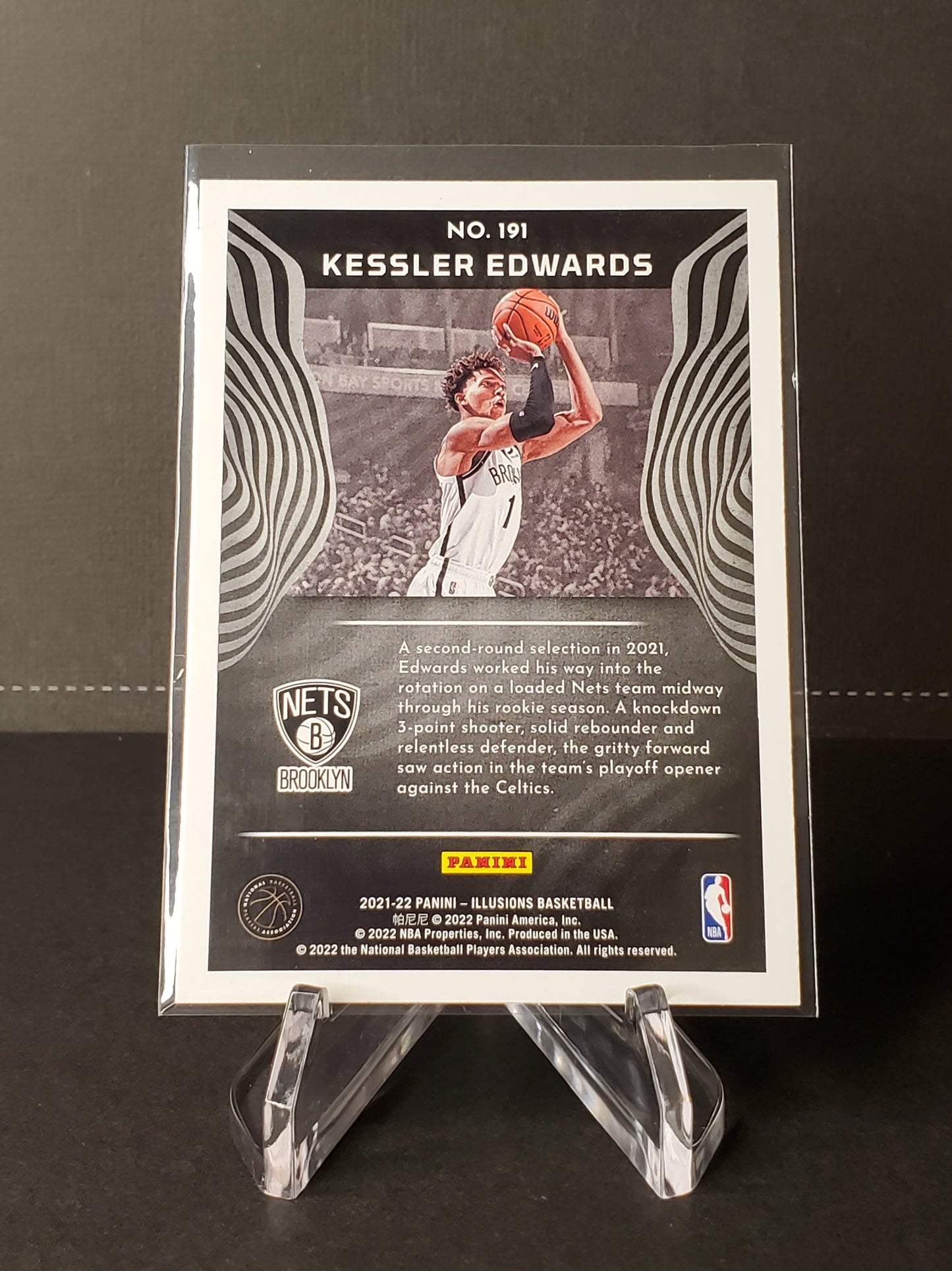 Kessler Edwards 2021-2022 Panini Illusions Basketball RC #191