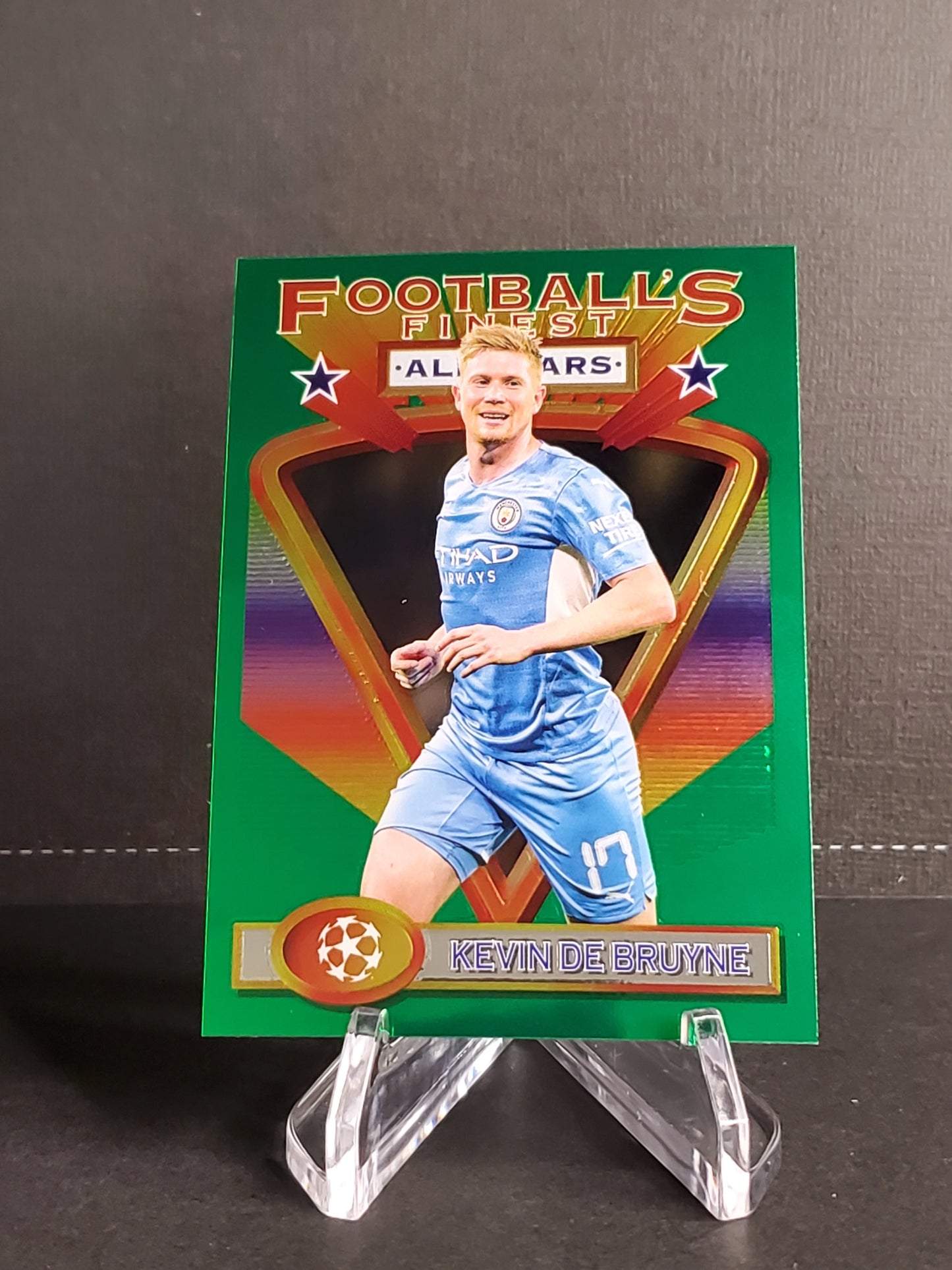 Kevin De Bruyne 2021-2022 Topps Finest Flashbacks UEFA Soccer #75