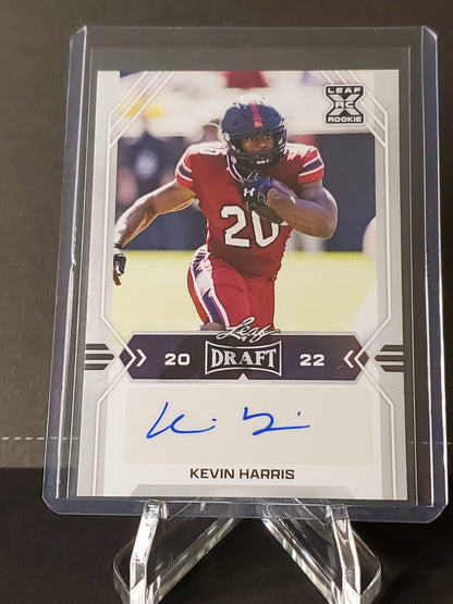 Kevin Harris 2022 Leaf Draft AUTO XRC #BA-KH1