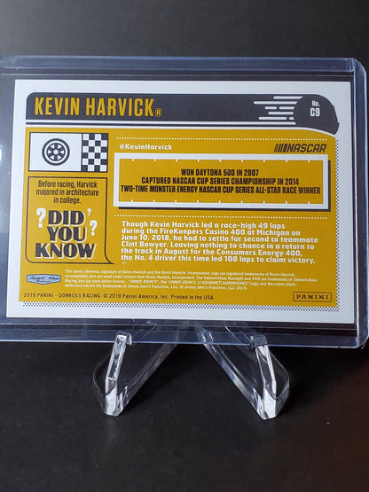 Kevin Harvick 2018 Panini Donruss Racing Holo Silver #C9: /25