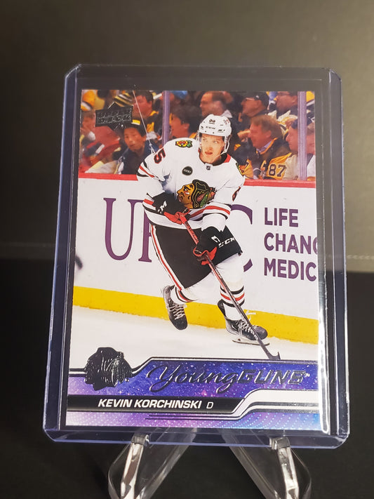 Kevin Korchinski 2023/24 Upper Deck Series 2 Hockey Young Guns #486