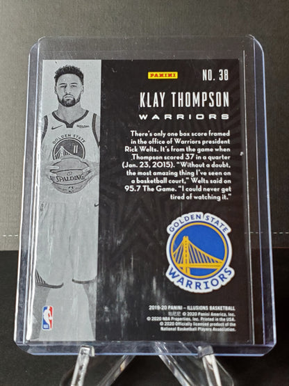 Klay Thompson 2019 Panini Illusions YELLOW #38: /149