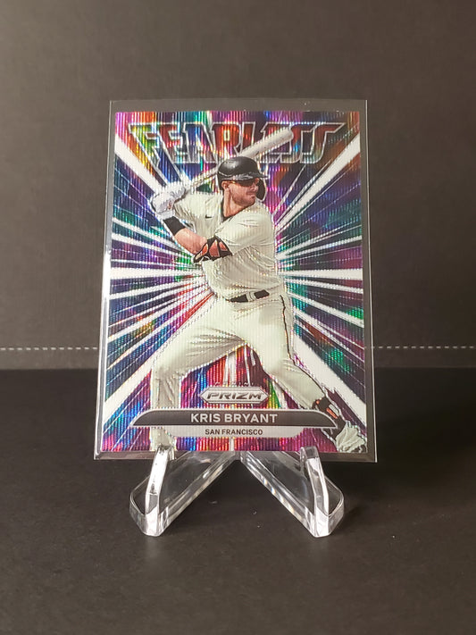 Kris Bryant 2022 Panini Prizm Baseball Fearless Prizm #FL-20