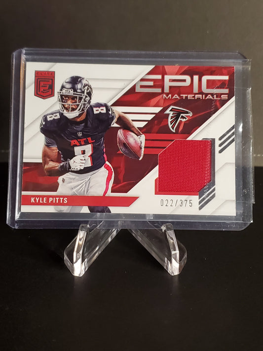 Kyle Pitts 2023 Donruss Elite Epic Materials Jersey 22/375 #14