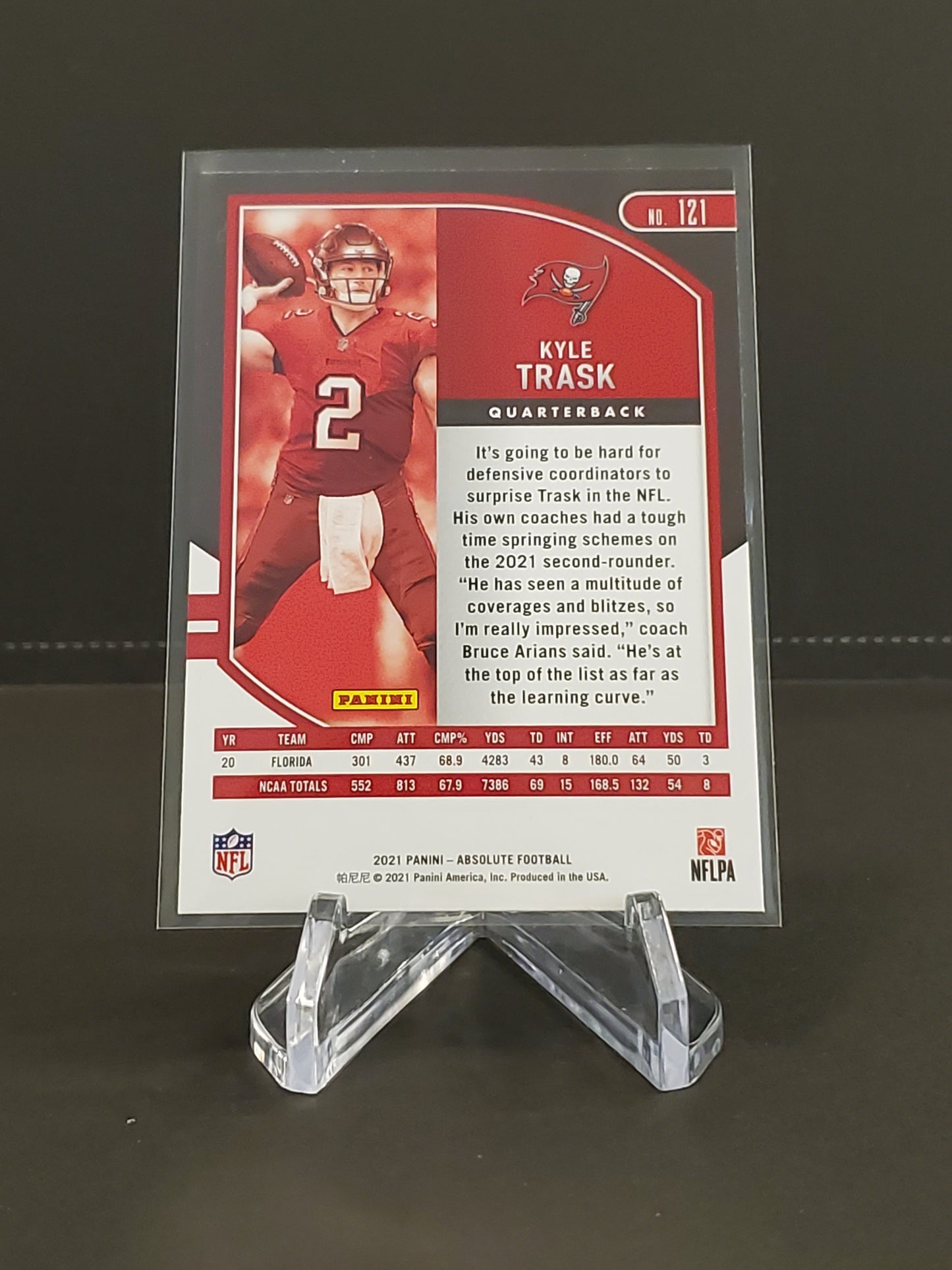 Kyle Trask 2021 Panini Absolute RC #121