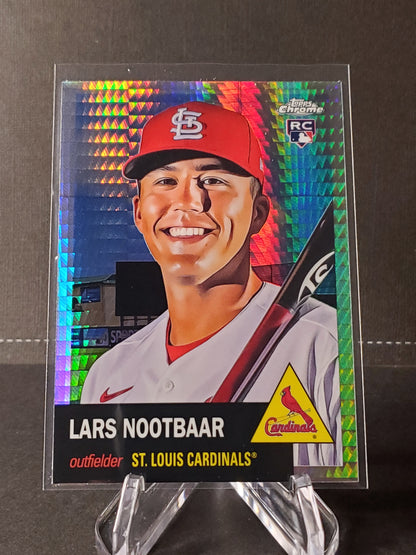 Lars Nootbaar 2023 Topps Chrome Platinum Refractor RC #393