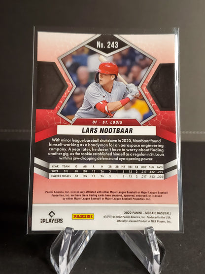 Lars Nootbaar 2022 Panini Mosaic RC #243