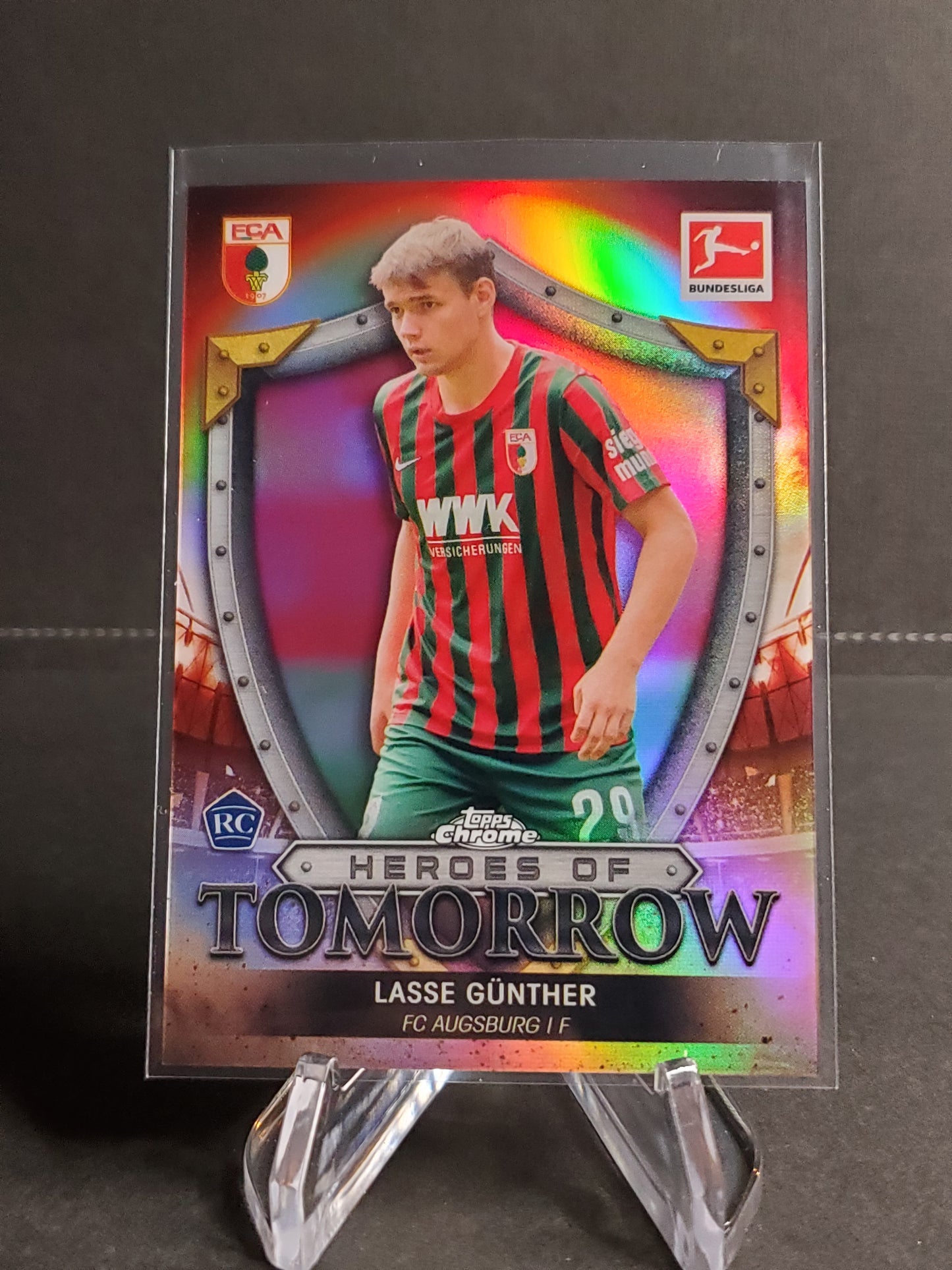 Lasse Gunther 2021-2022 Topps Chrome Bundesliga Heroes of Tomorrow RC #HT-LG