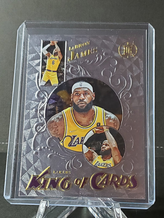LeBron James 2022 Panini Illusions King of Cards #1