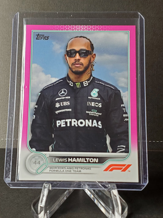 Lewis Hamilton 2022 Topps F1 Pink #6: /150