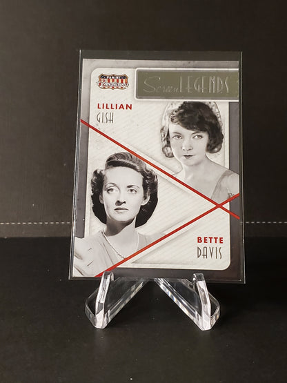 Lillian Gish/Bette Davis 2015 Panini Americana Screen Legends #8