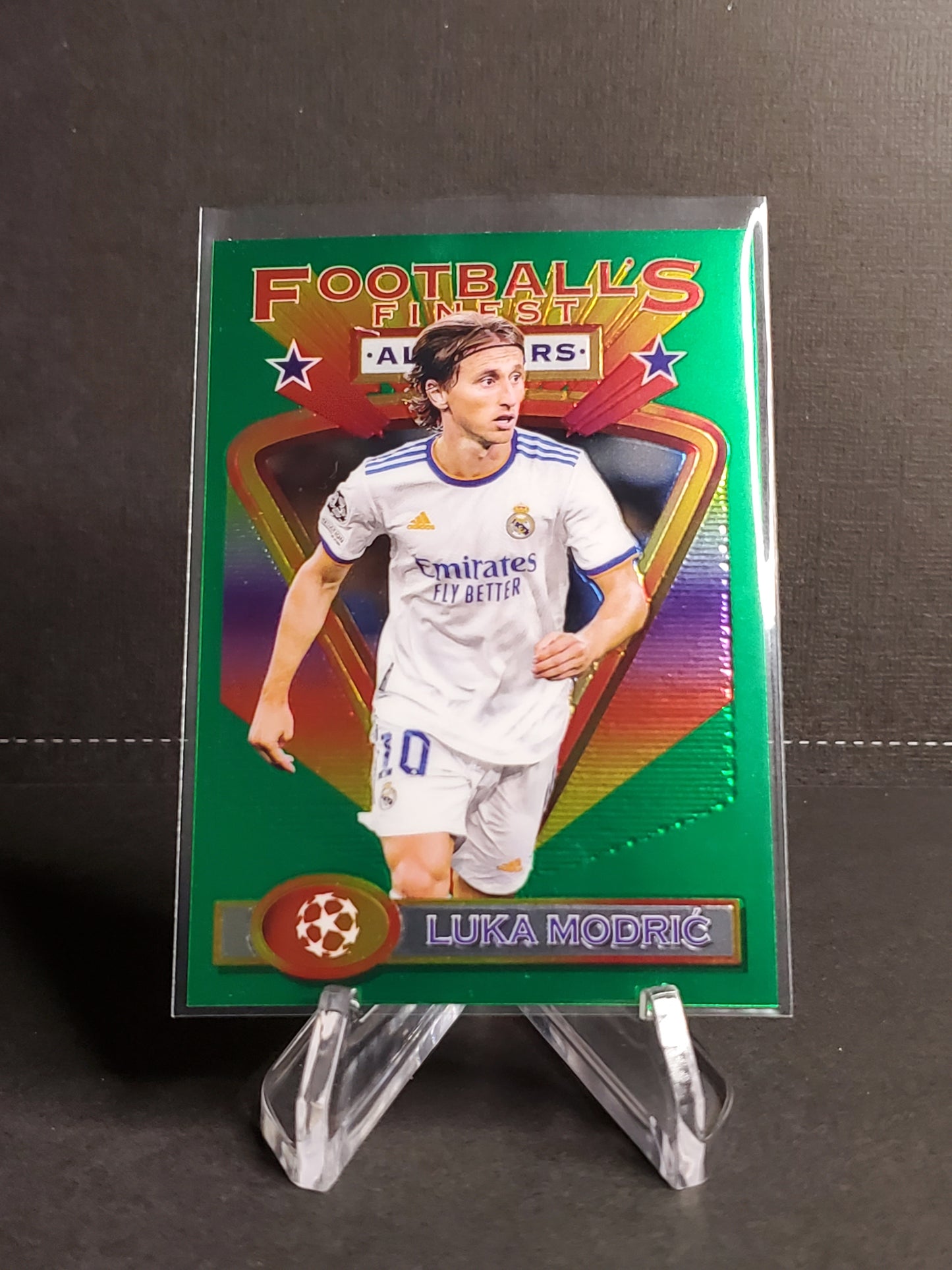 Luka Modric 2021-2022 Topps Finest Flashbacks UEFA Soccer #89