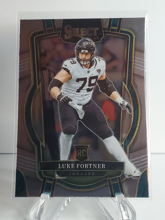 Luke Fortner 2022 Panini Select RC Club #257