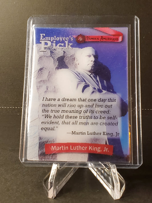 Martin Luther King Jr. 2021 Historic Autographs Famous Americans Lenticular 63/199 #EP-MK