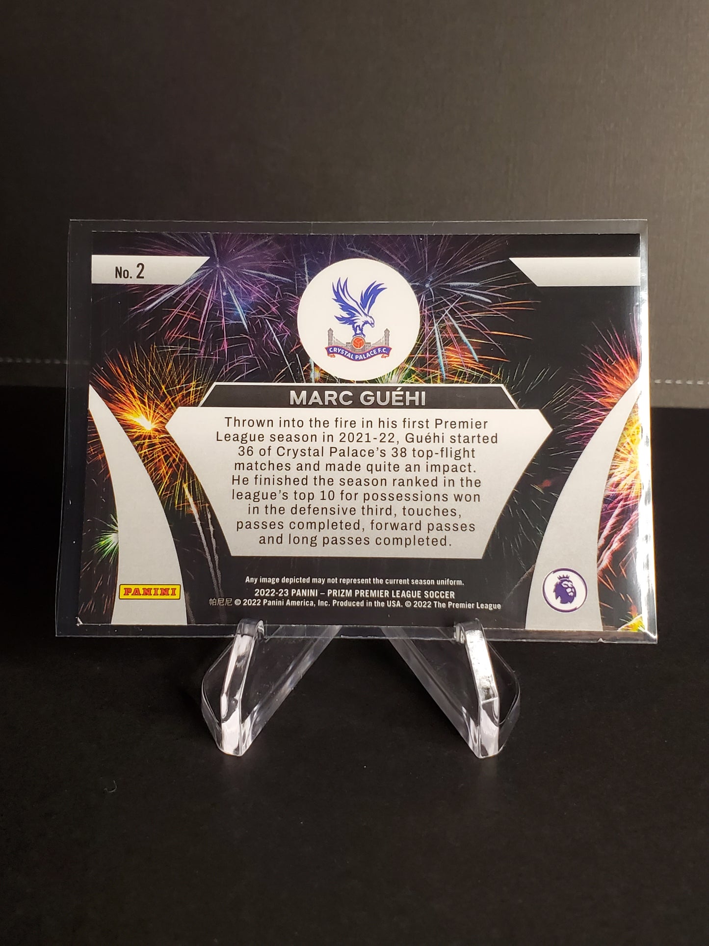 Marc Guehi 2022-23 Panini Prizm Premier League Fireworks #2