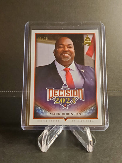 Mark Robinson 2023 Leaf Decision Update Gold /10 #245