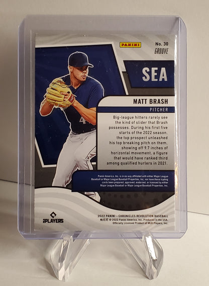 Matt Brash 2022 Panini Chronicles Revolution RC Groove #30