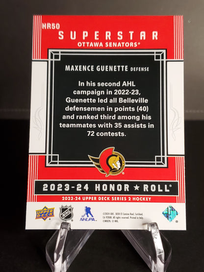 Maxence Guenette 2023/24 Upper Deck Series 2 Honor Roll #HR50