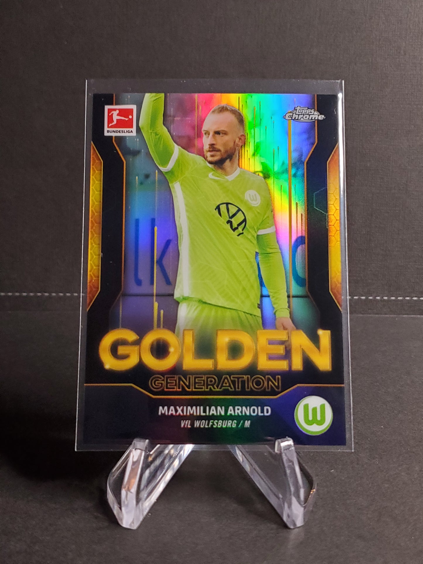 Maximilian Arnold 2021-2022 Topps Chrome Bundesliga Golden Ticket #GG-MA