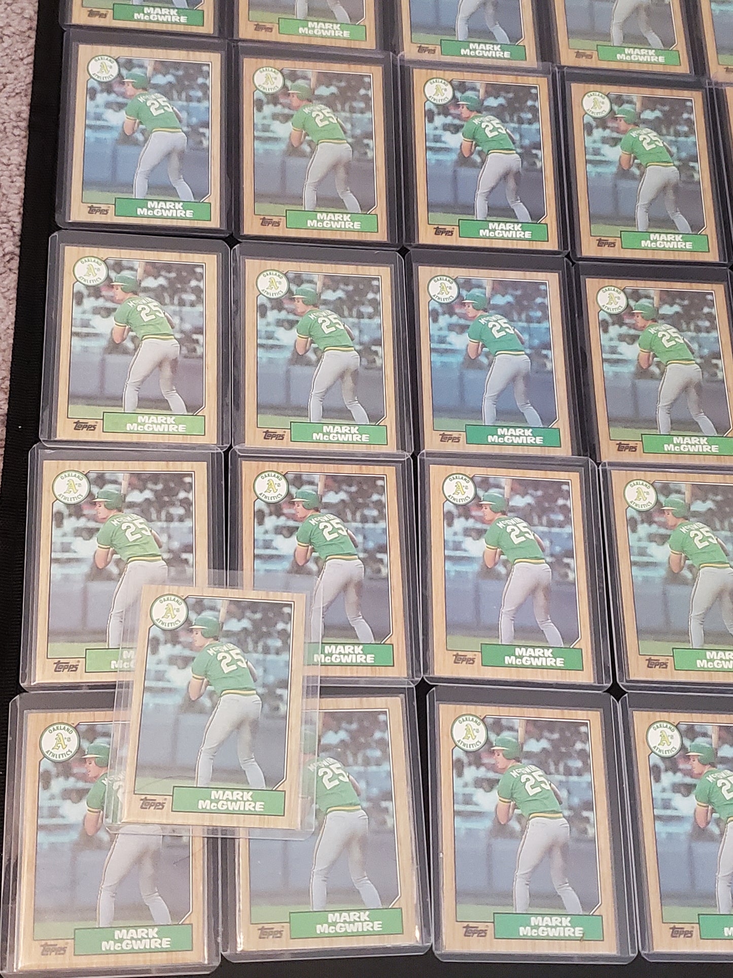 1987 Topps Lot Of (26) Mark McGwire RC #366 MINT-GM MNT