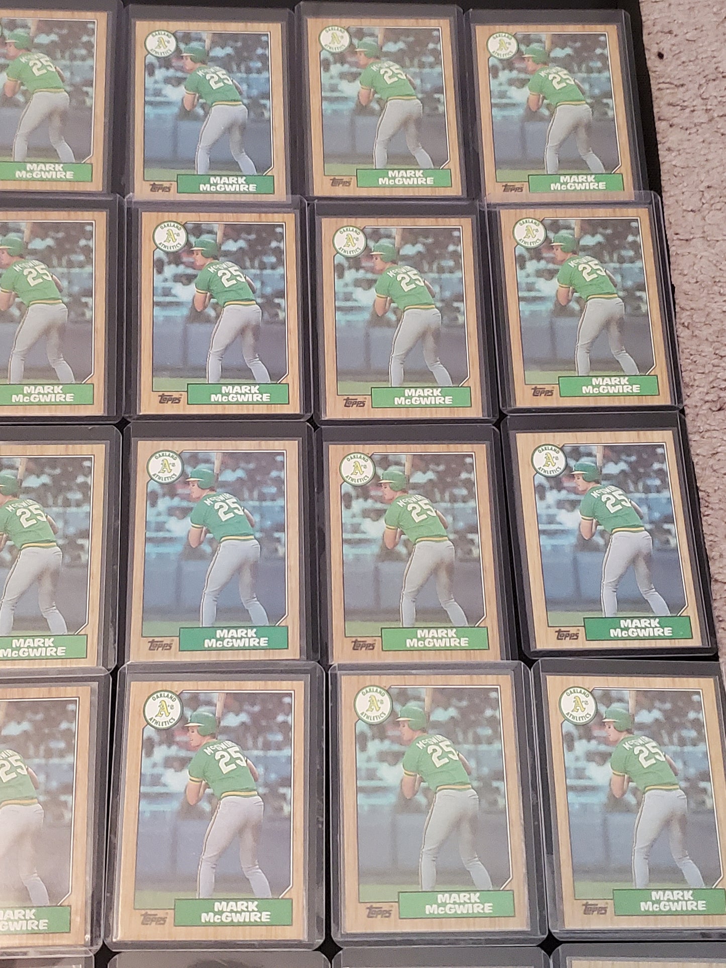 1987 Topps Lot Of (26) Mark McGwire RC #366 MINT-GM MNT