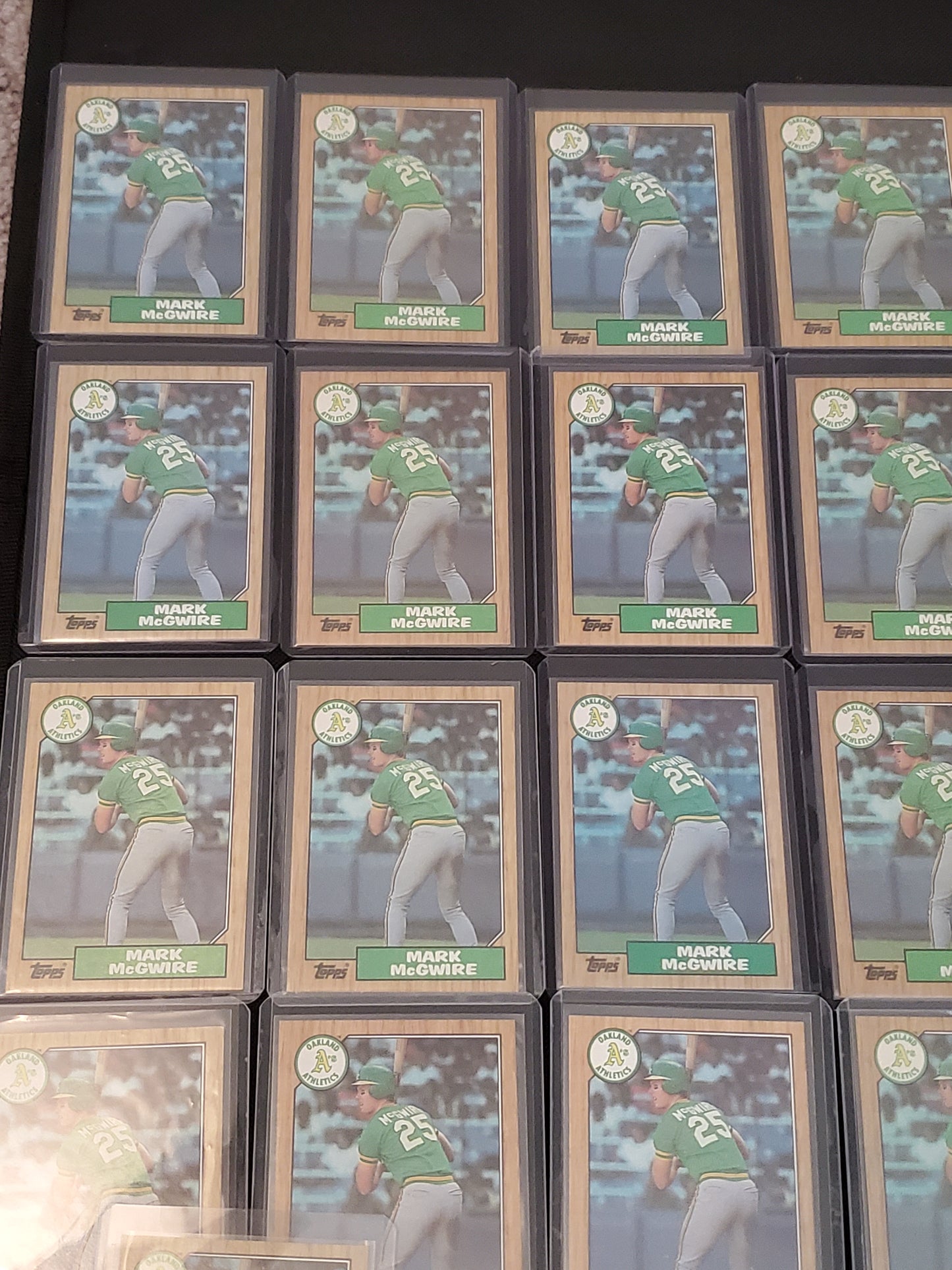 1987 Topps Lot Of (26) Mark McGwire RC #366 MINT-GM MNT