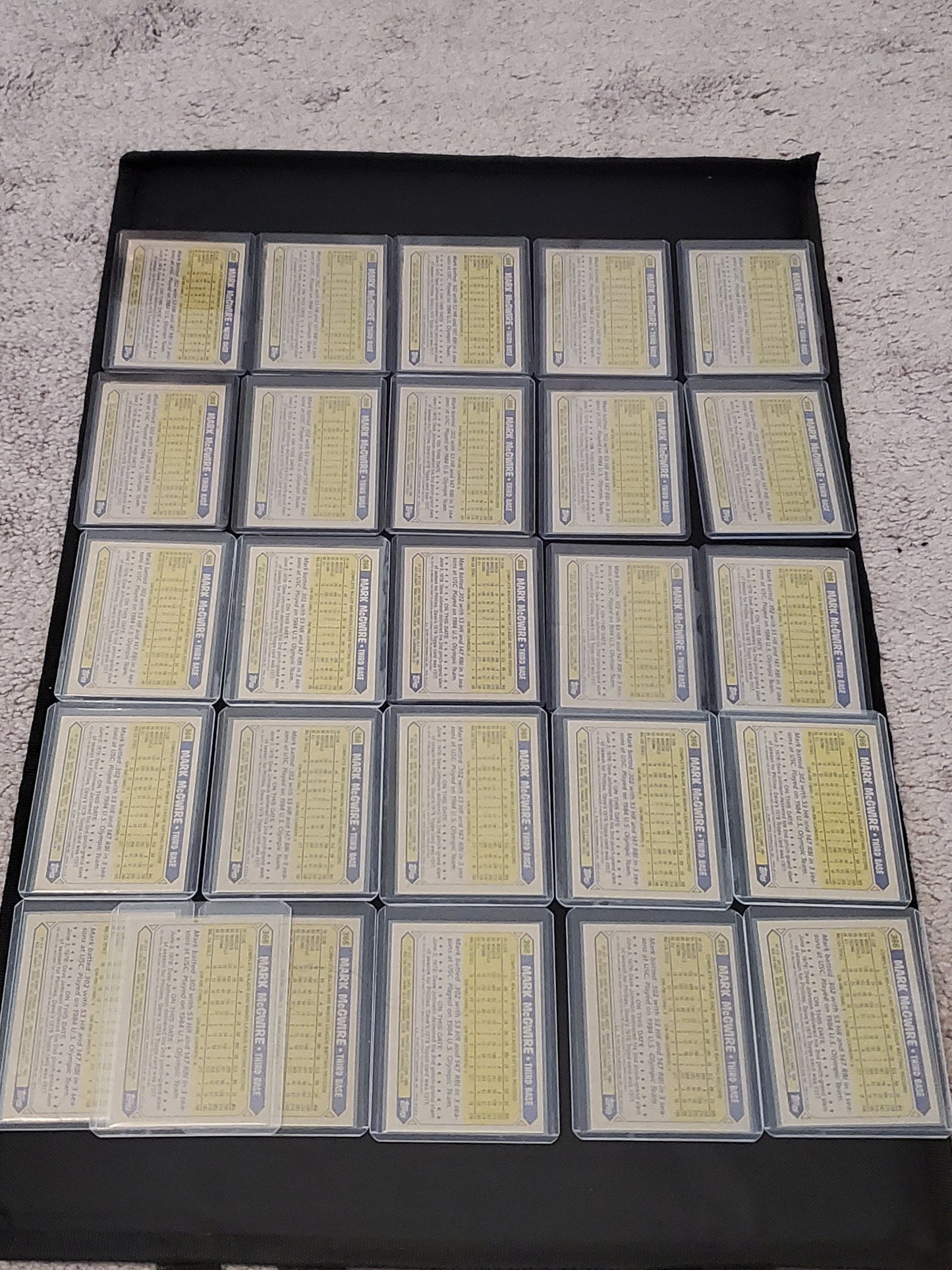 1987 Topps Lot Of (26) Mark McGwire RC #366 MINT-GM MNT