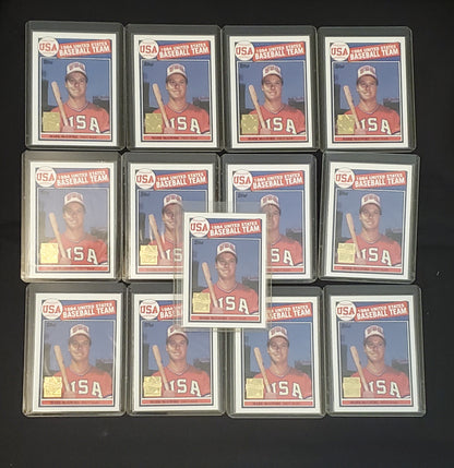 Lot of (13) 1999 Topps - Mark McGwire #401 - 1985 Rookie Reprint Team USA MINT