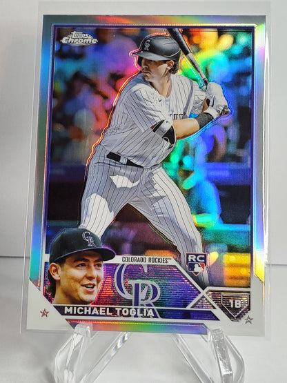 Michael Toglia 2023 Topps Chrome RC #87