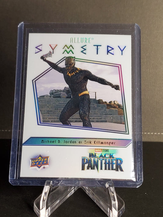 Michael B. Jordan as Erik Killmonger 2022 Upper Deck Marvel Allure Symetry #20