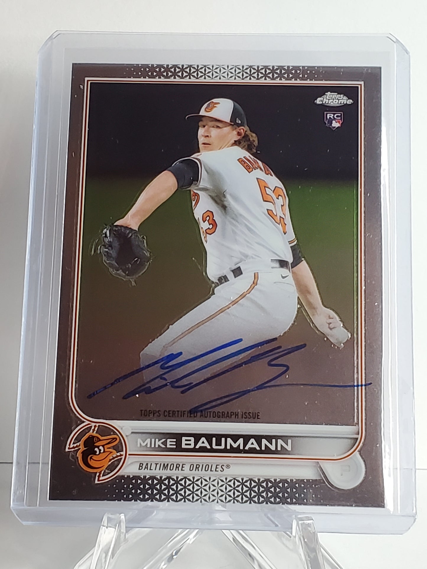 Mike Baumann 2022 Topps Chrome RC AUTO #RA-MB