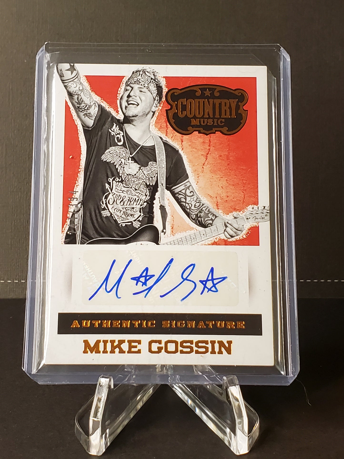 Mike Gossin 2014 Panini Country Music AUTO #S-MG: /394