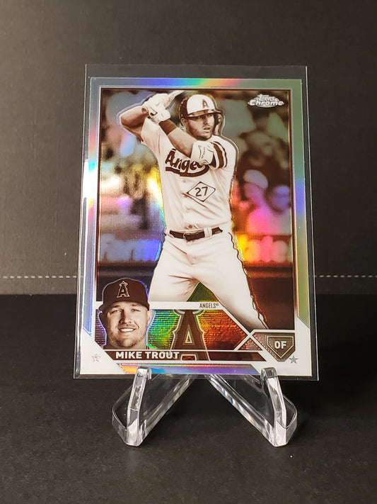 Mike Trout 2022 Topps Chrome Sepia #27