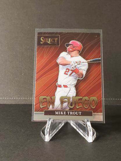 Mike Trout 2022 Panini Select Baseball En Fuego #EF5