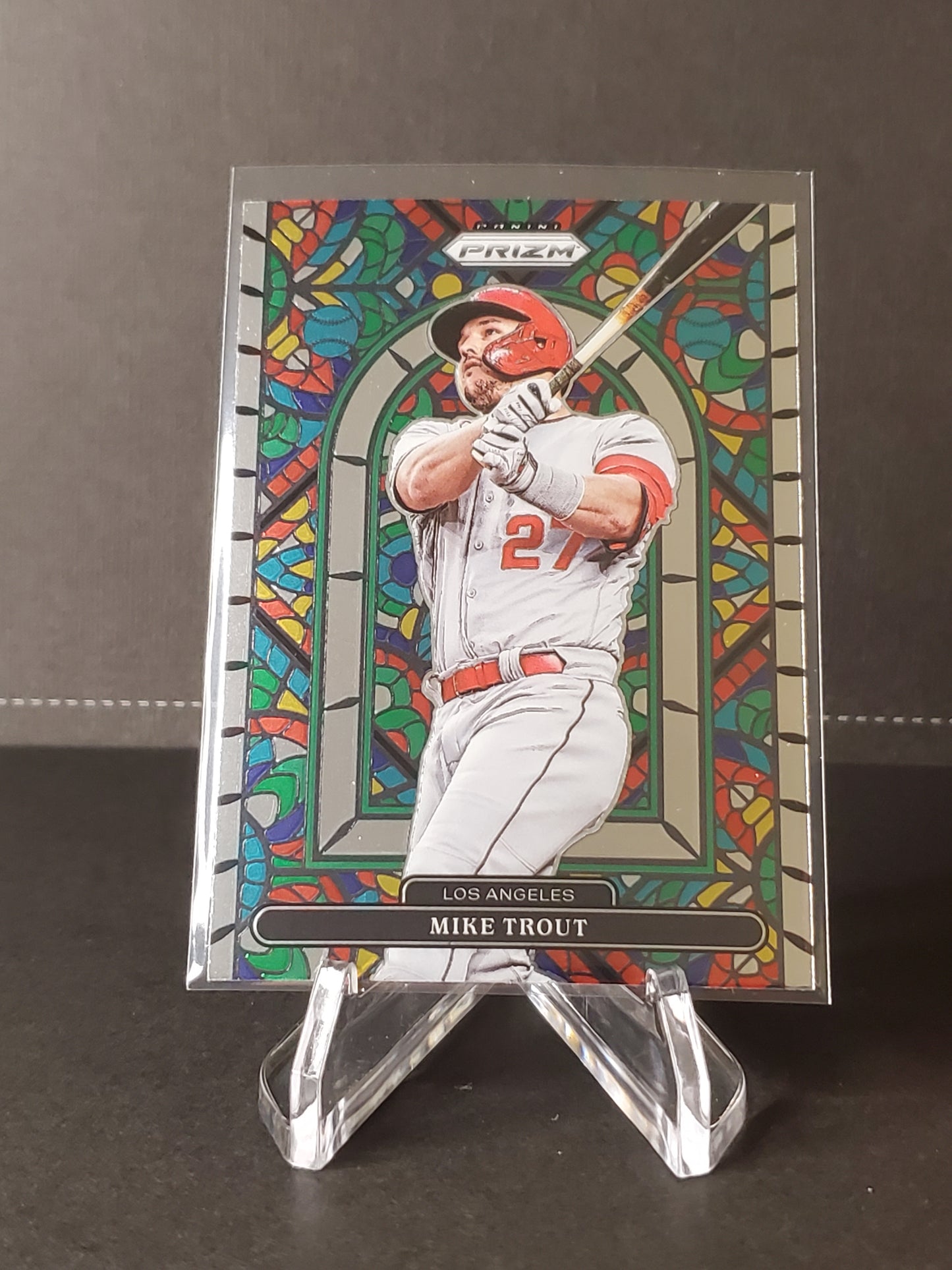 Mike Trout 2022 Panini Prizm Baseball Stained Glass #SG-5