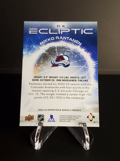 Mikko Rantanen 2023/24 Upper Deck Series 2 Ecliptic #EC-16