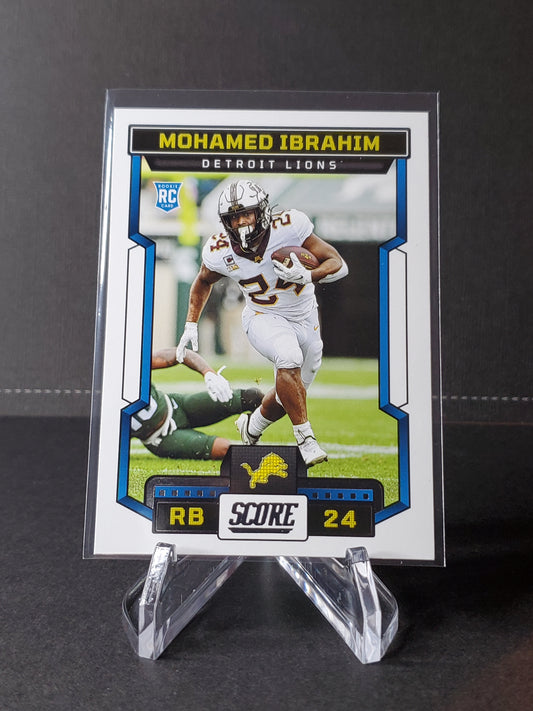 Mohamed Ibrahim 2023 Panini Score Football RC #328