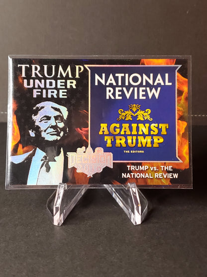 Trump vs. The National Verdict 2016 Leaf Decision Trump Under Fire Silver #TUF16