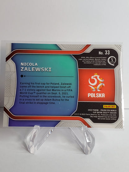 Nicola Zalewski 2022 Panini Prizm World Cup Qatar New ERA RC #33