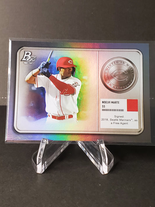 Noelvi Marte 2022 Bowman Platinum #MM-4