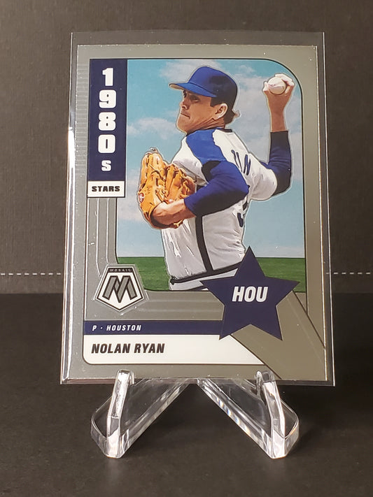 Nolan Ryan 2022 Panini Mosaic Baseball 1980's Stars #290