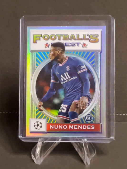 Nuno Mendes 2022 Topps Finest Flashbacks UEFA RC #14