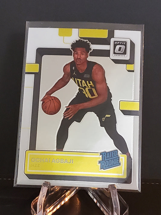 Ochai Agbaji 2022 Panini Optic Rated Rookie RC #205