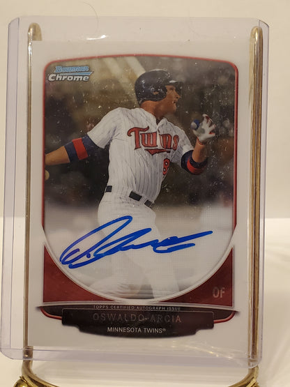 Oswaldo Arcia - 2013 Bowman Chrome Prospect Auto #BCP-OA