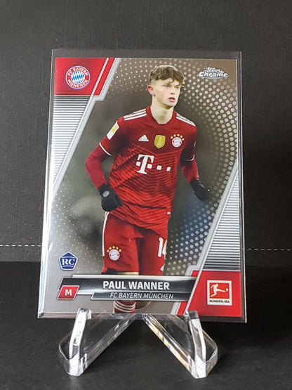 Paul Wanner 2021-2022 Topps Chrome Bundesliga RC #46